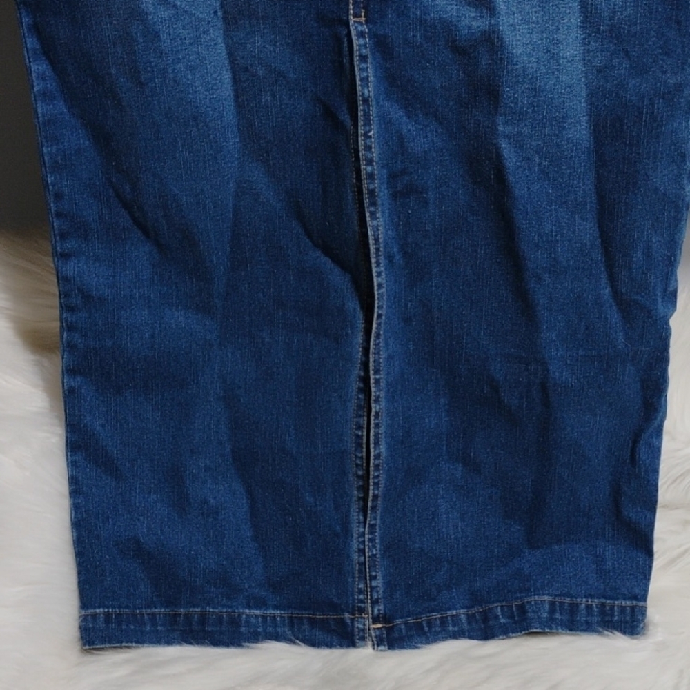 SALE! Quizz New York Vintage Classic Blue Denim A-Line Skirt Sz.5/6 (XX-55) - Picture 4 of 13